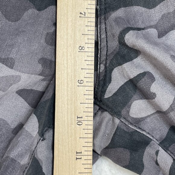 Nine West Jeans Womens 6 Brown Camo Floral Skinny Ankle Mid Rise Denim 28x28 - Picture 4 of 11